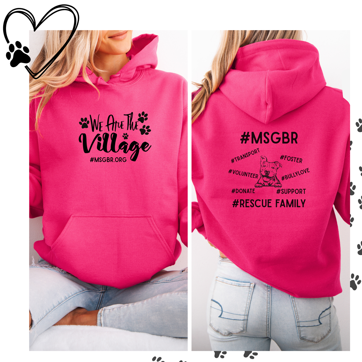 We are the village exclusive MSGBR HOODIE