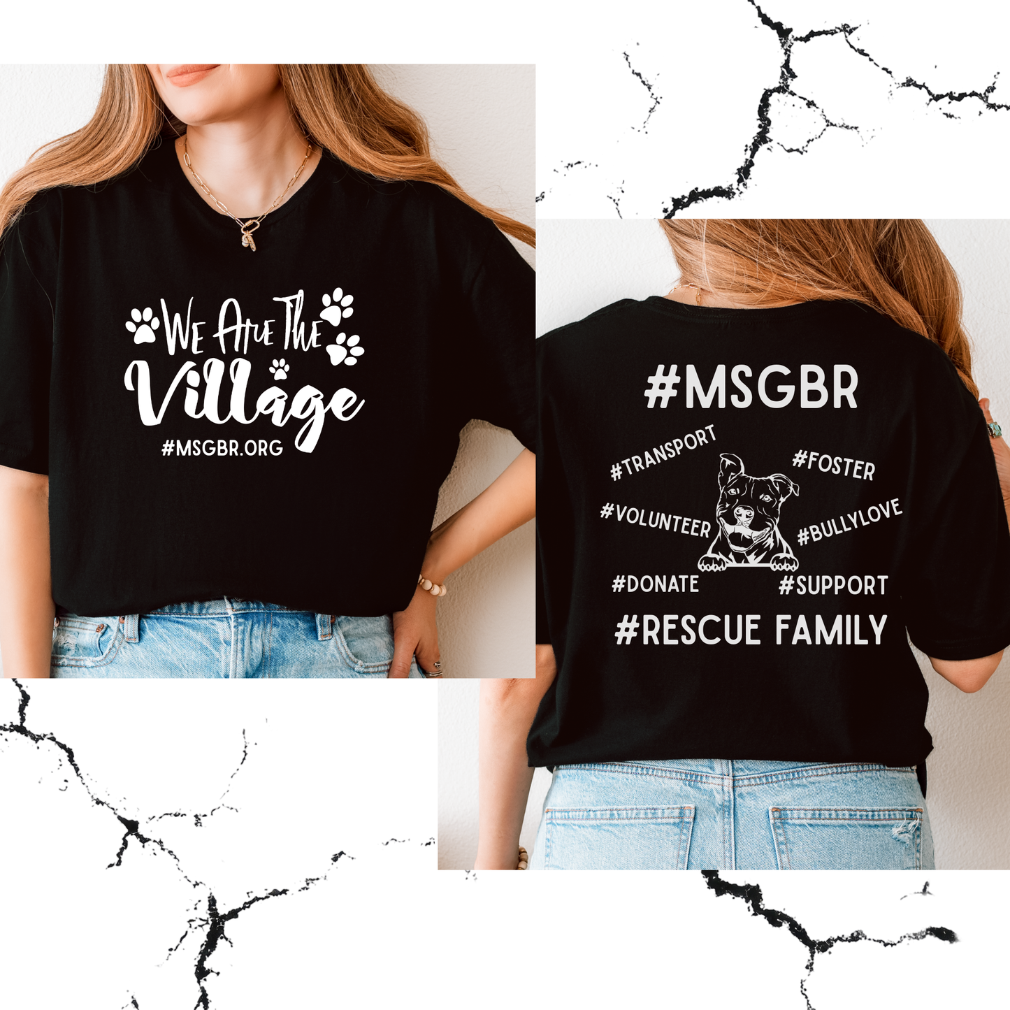 Exclusive We are the Village MSGBR Tee