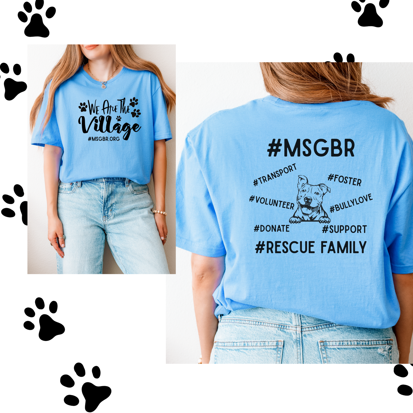 Exclusive We are the Village MSGBR Tee