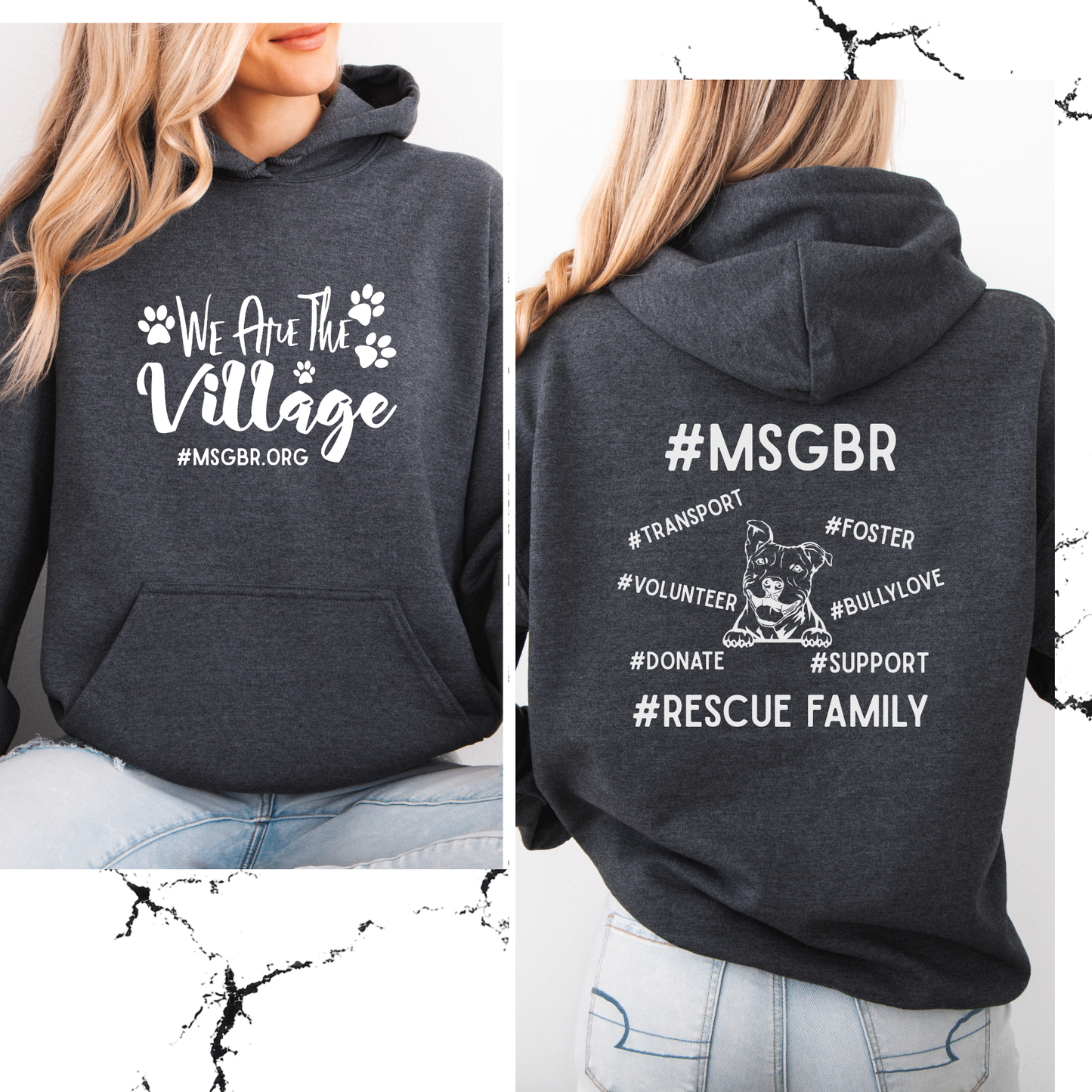 We are the village exclusive MSGBR HOODIE