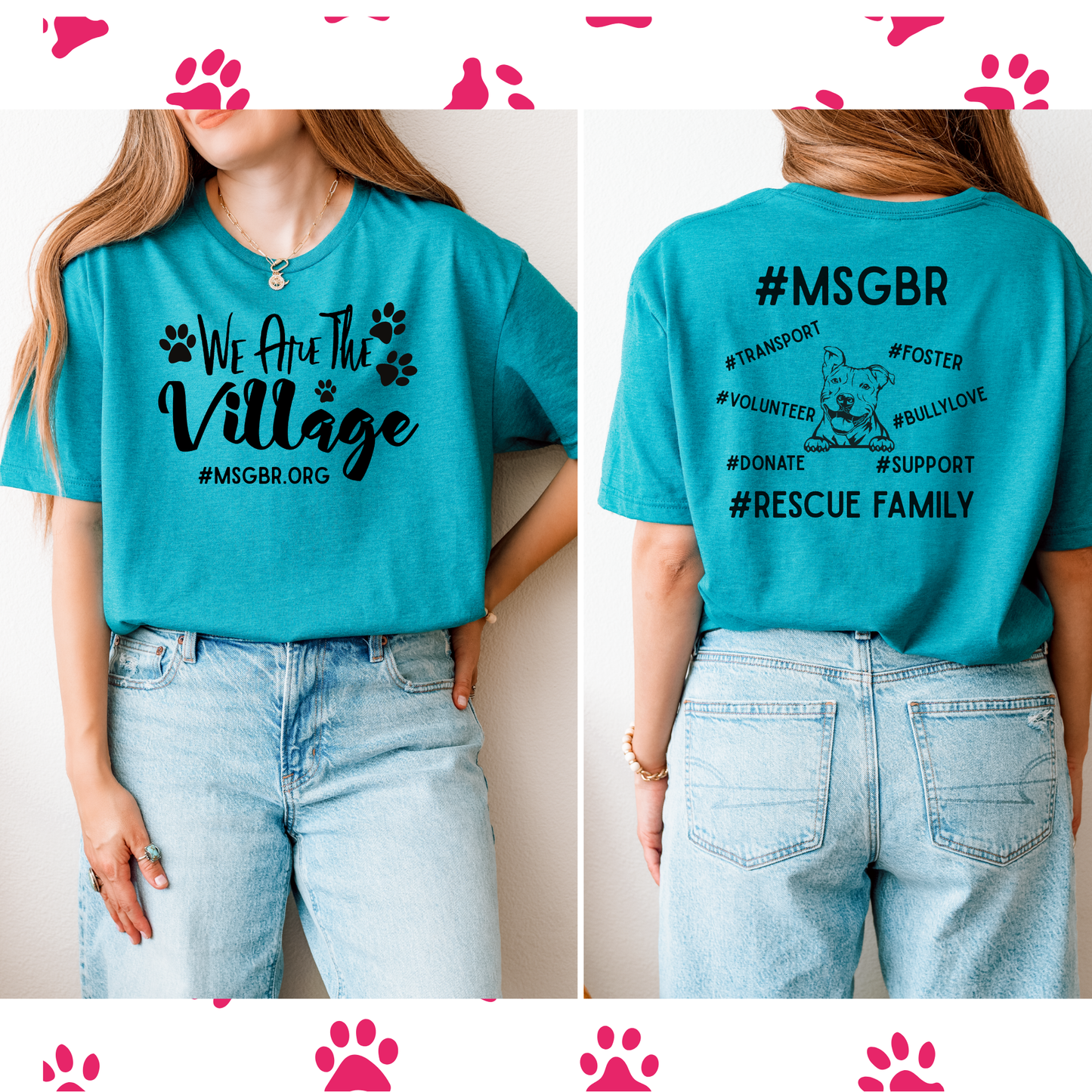 Exclusive We are the Village MSGBR Tee