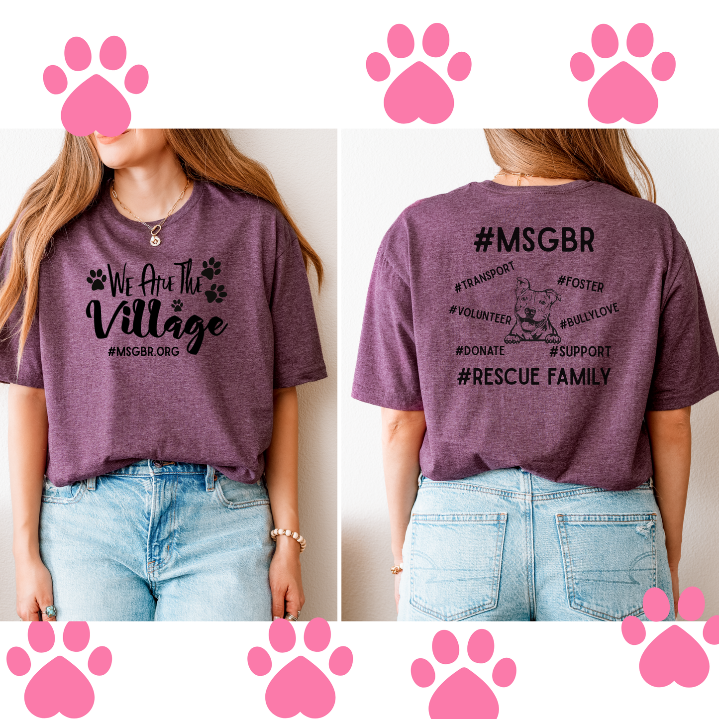Exclusive We are the Village MSGBR Tee