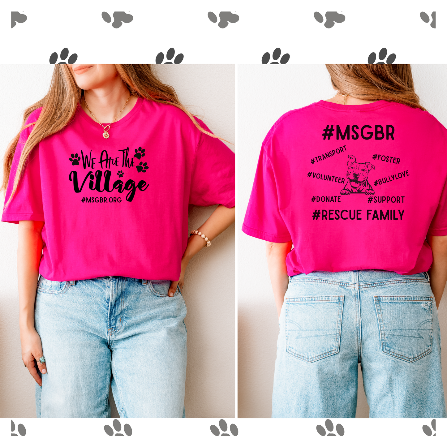 Exclusive We are the Village MSGBR Tee