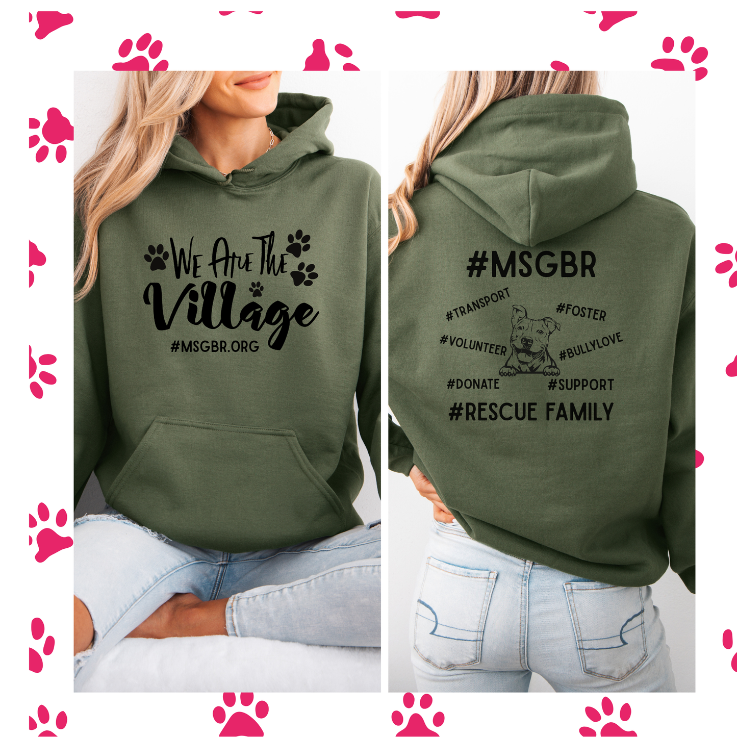 We are the village exclusive MSGBR HOODIE