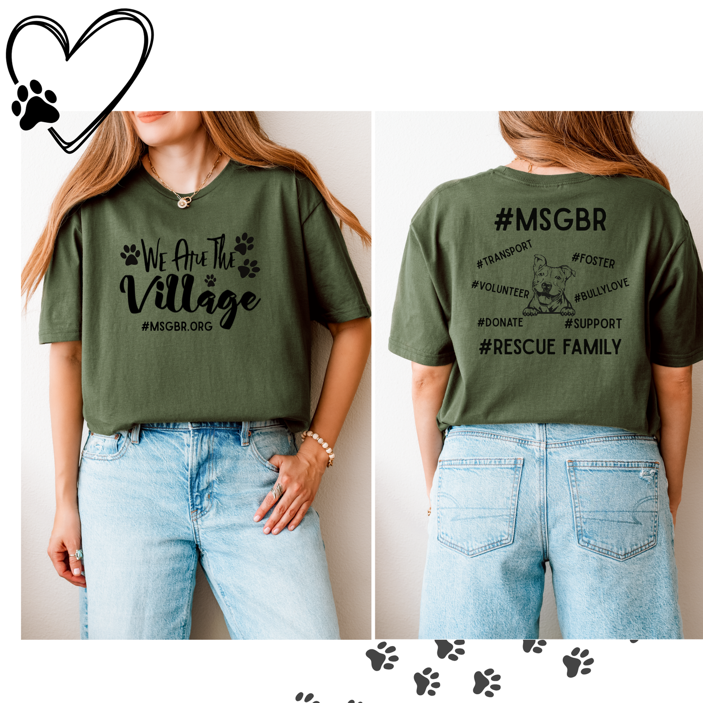 Exclusive We are the Village MSGBR Tee