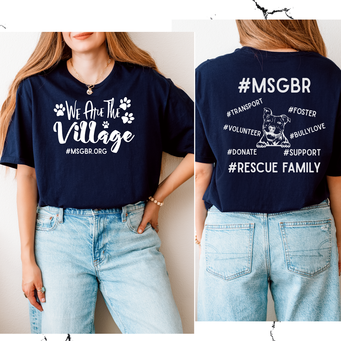 Exclusive We are the Village MSGBR Tee