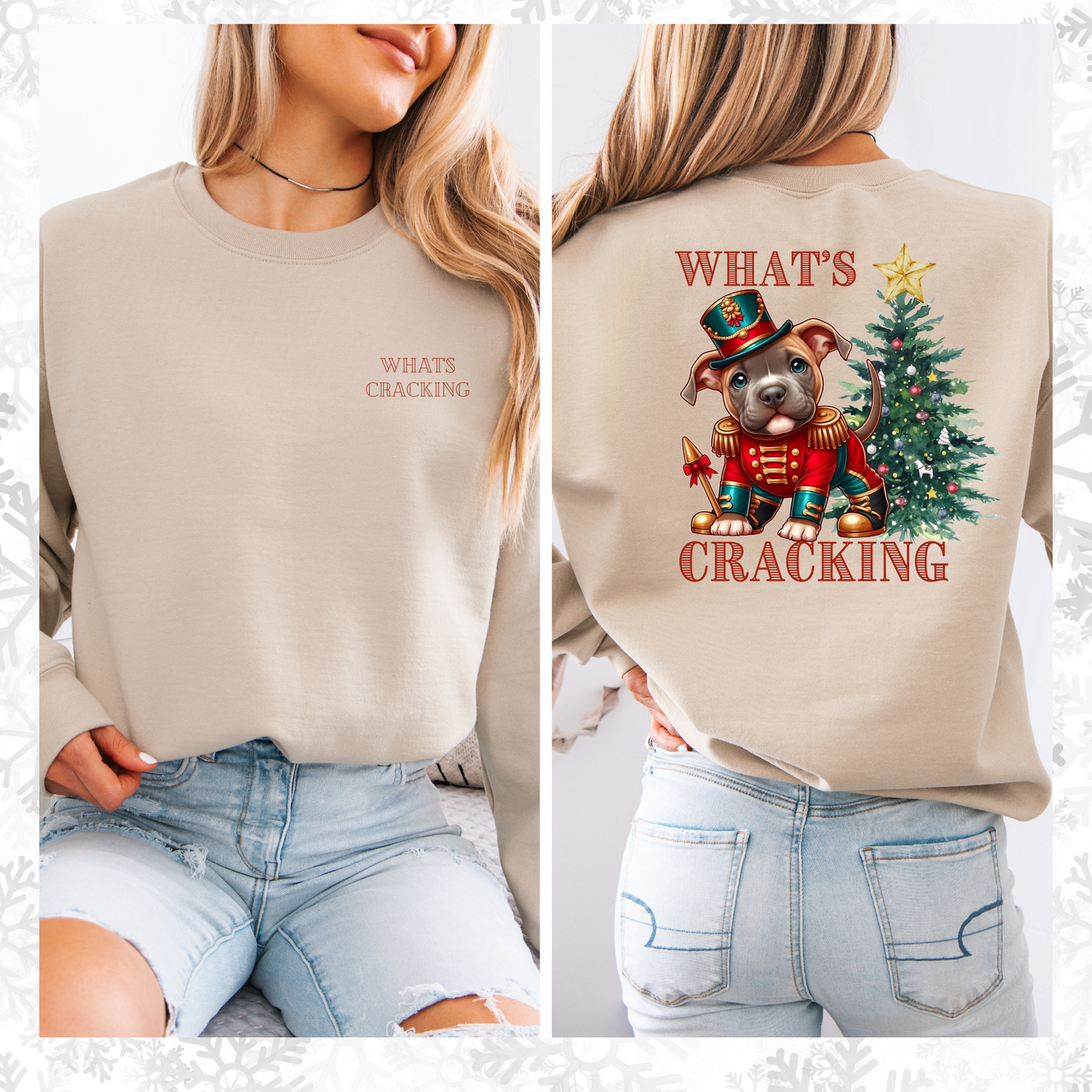 What's cracking crewneck