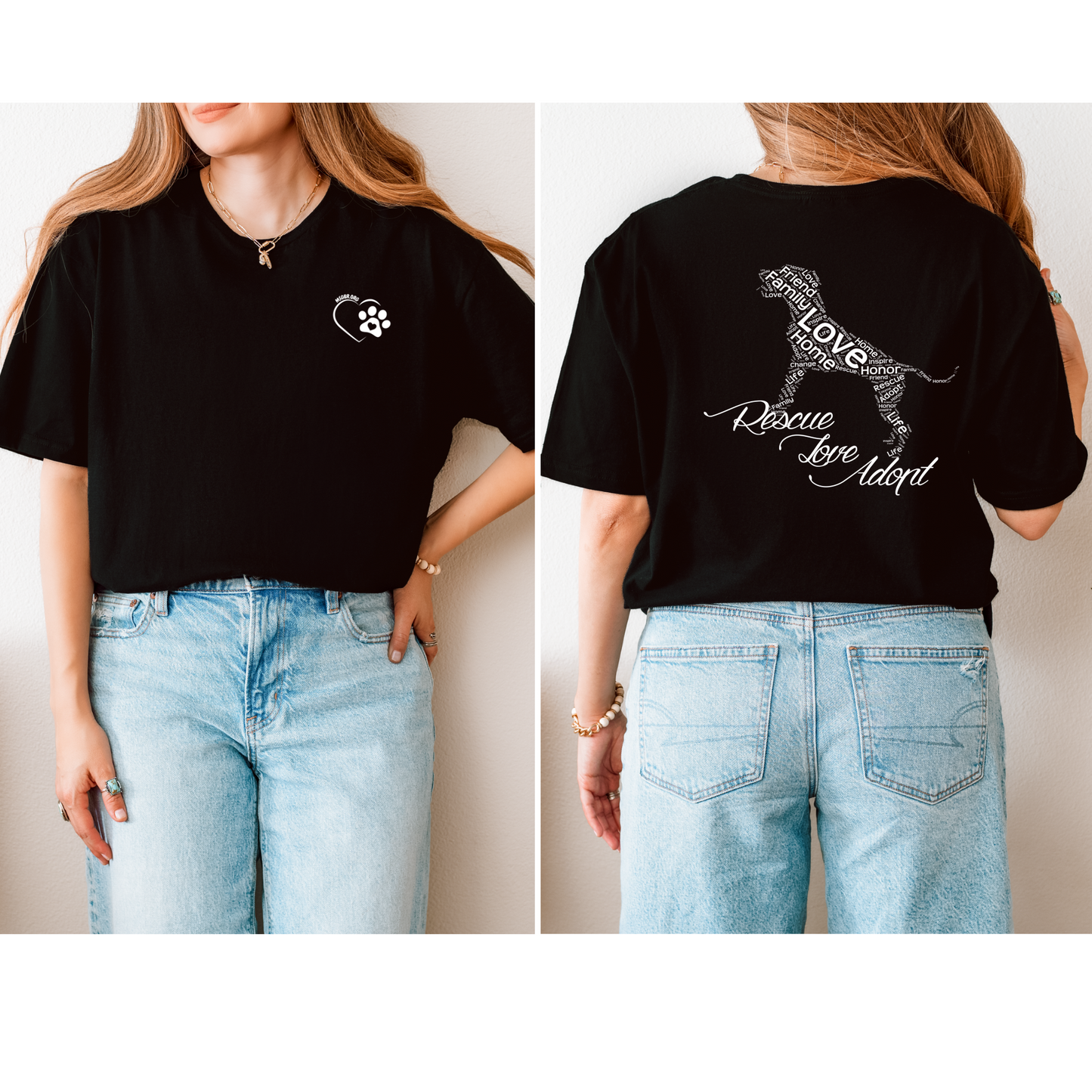 Rescue Love Adopt T-shirt